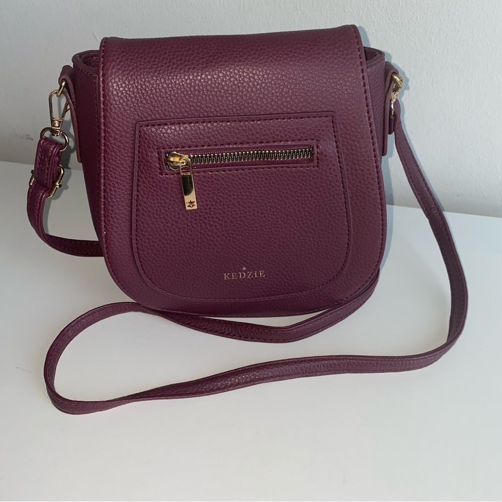 KEDZIE - CROSSBODY BAG - DARK RED (BURGUNDY)